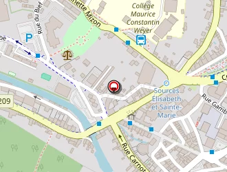 Carte de Maison De Retraite E.h.p.a.d. à Cusset