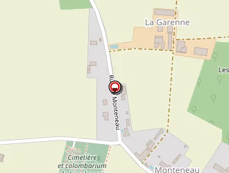 Carte de Monteneau à Limalonges