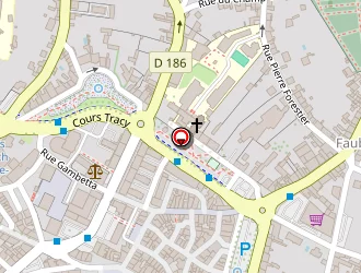 Carte de Ecole Notre Dame à Cusset