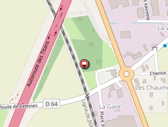 Carte de Station Avia à Tossiat