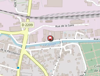 Carte de La Poste à Cusset