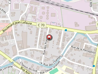 Carte de Pôle Emploi Cusset à Cusset