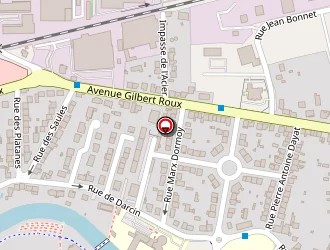 Carte de Institut Médico-educatif (ime) à Cusset