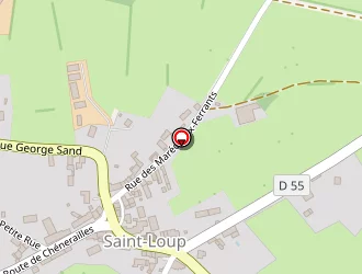 Carte de Le P'tit Loup à Saint-loup