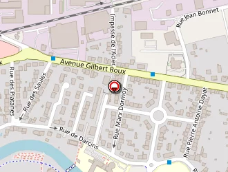 Carte de Bricomarché à Cusset