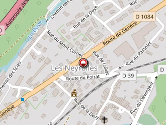 Carte de Neyriat à Neyrolles (les)