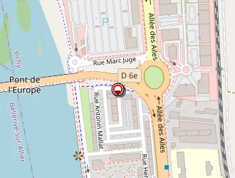 Carte de Le Royal à Vichy