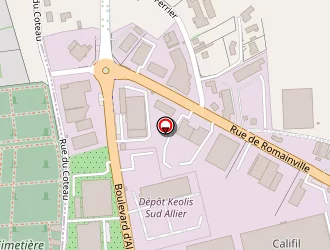 Carte de Thevenet Distribution à Cusset