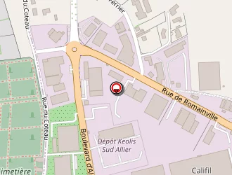 Carte de Uralde Logistique à Cusset