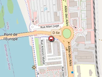 Carte de Kiabi à Vichy