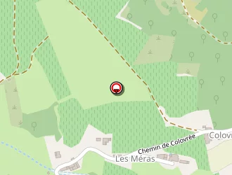 Carte de La Combe Chaudaire à Beaujeu