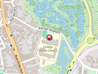 Carte de Les Acacias à Rochelle (la)