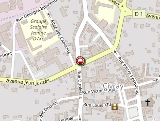 Carte de Pharmacie Centrale à Civray