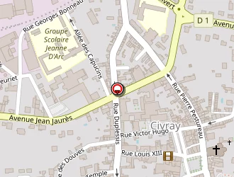 Carte de Leclerc Bruno à Civray