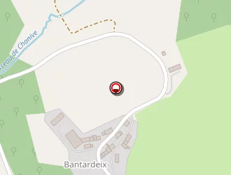 Carte de Bantardeix Maçonnerie à Pionnat