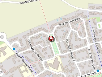 Carte de Circuit De Randonne à Périgny