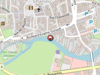 Carte de La Montalay à Charlieu