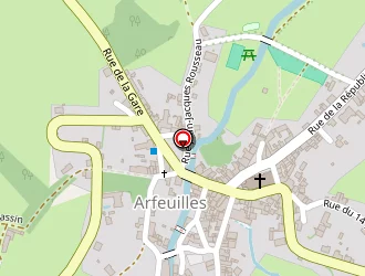 Carte de Aux Petits Arfeuillats à Arfeuilles