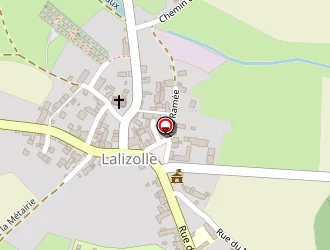 Carte de La Poste à Lalizolle