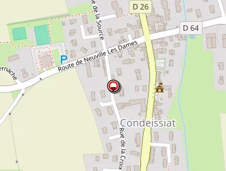 Carte de Lagarde Hubert à Condeissiat