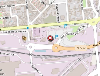 Carte de Gratecap à Rochelle (la)