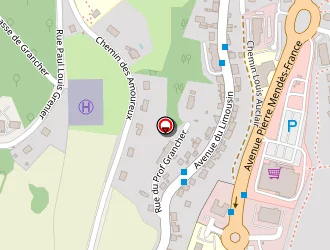 Carte de Mgen à Guéret