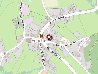 Carte de Ecole à Écoche