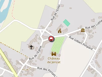 Carte de Ecole Elementaire Publique à Jenzat