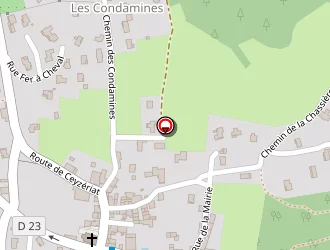 Carte de Urgence (services Locaux) à Revonnas