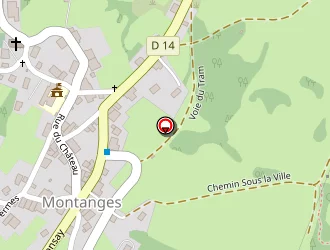 Carte de Verne Bruno à Montanges