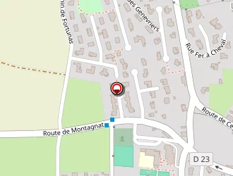 Carte de Ecole Primaire à Revonnas