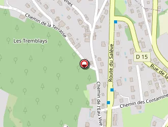 Carte de Les Genevriers à Monnetier-mornex