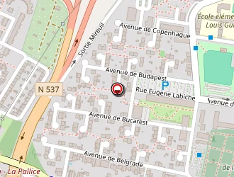 Carte de Mottais Richard à Rochelle (la)