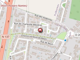 Carte de Phelippeau Dan à Rochelle (la)