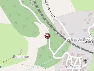 Carte de Terrain De Boules à Crozet (le)