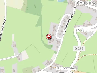 Carte de Hervé Chantal à Coublanc