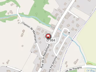 Carte de Berthaud Paulette à Farges