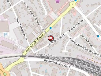 Carte de Forestière Marche Combrailles à Guéret