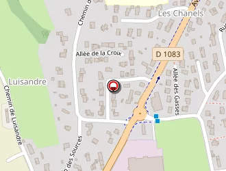 Carte de Le K à Péronnas