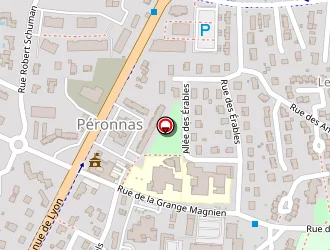 Carte de La Poste à Péronnas