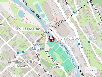 Carte de Mechoud à Morzine