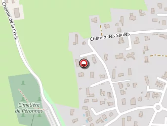 Carte de Cure à Péronnas