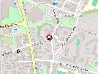 Carte de Les Ecureuils à Annemasse