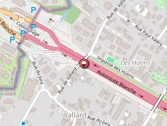 Carte de Audeebat à Gaillard