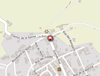 Carte de La Remise à Charroux