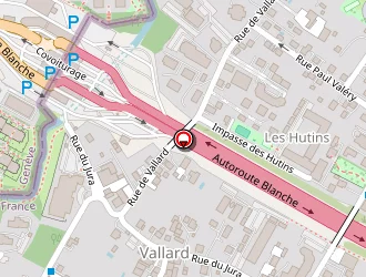 Carte de La Perle à Gaillard