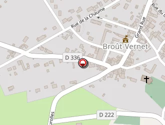 Carte de Mairie à Broût-vernet