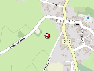 Carte de Couloumy Robert à Propières