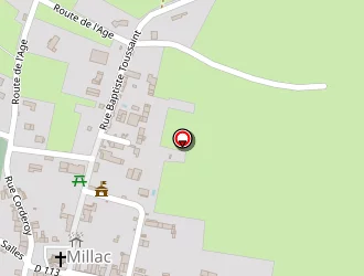 Carte de Scierie Meunier à Millac