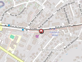 Carte de Le Violon Pour Tous à Gaillard